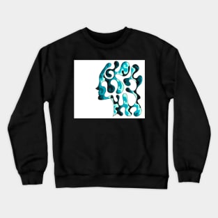 Squiggle Face Crewneck Sweatshirt